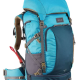 Mochila Trekking TRAVEL500 50 Litros Admite Candado Mujer Azul