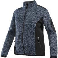 CHAQUETA KNIT FLEECE MELANGE MUJER